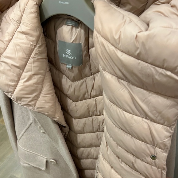 Soia&Kyo Viola 3in1 coat in pale pink - Picture 4 of 14